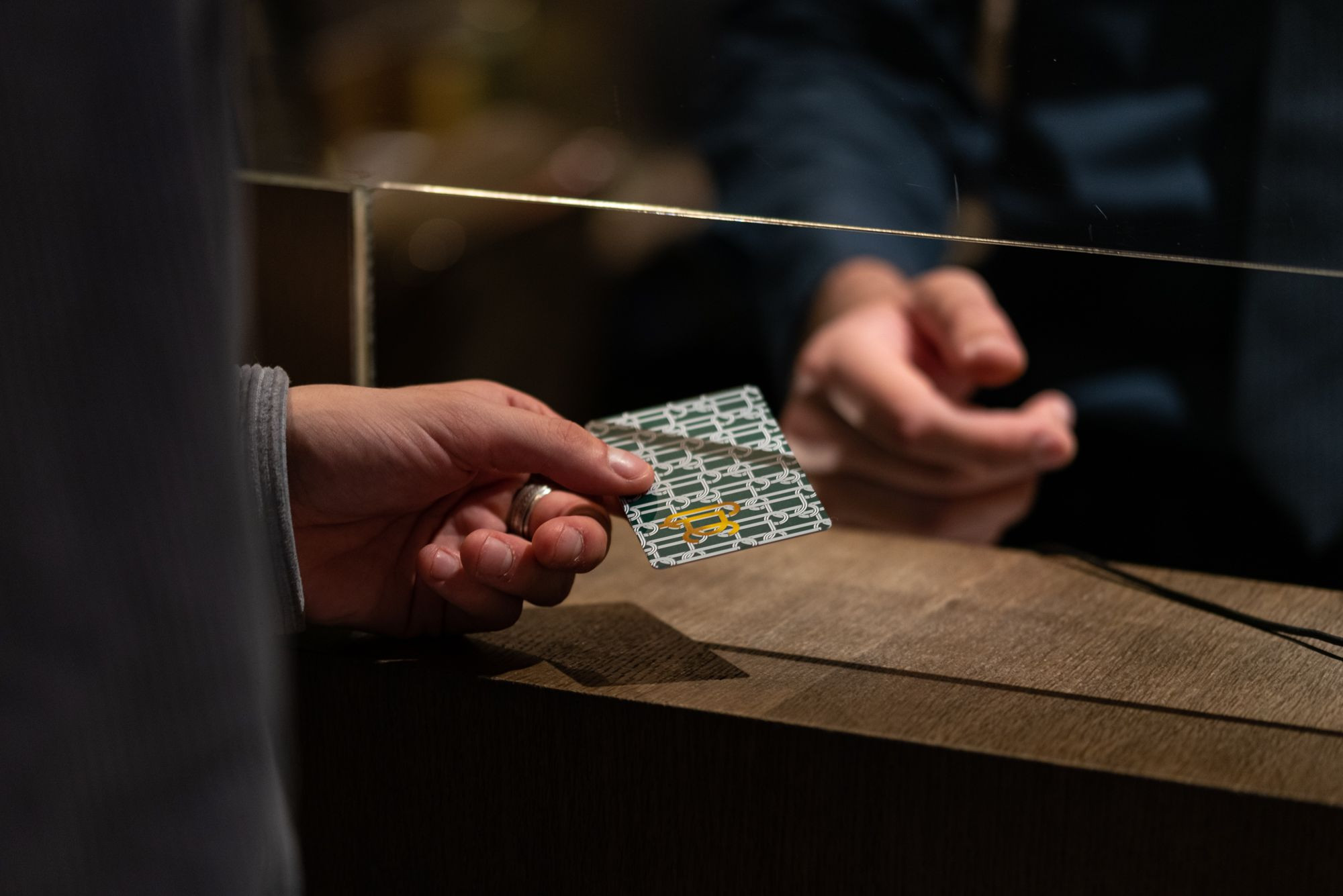 membership cards given to the client